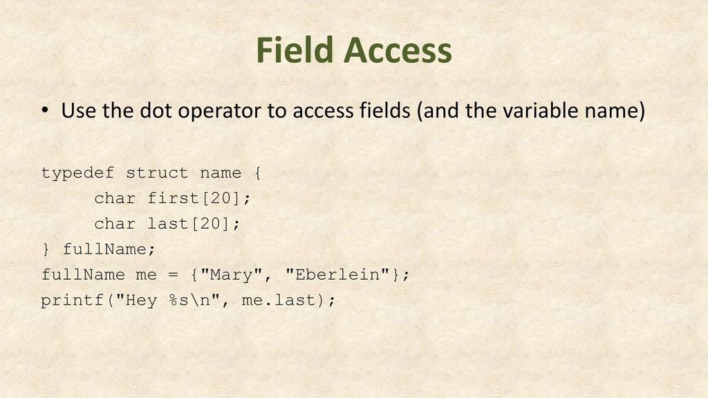 Complex data types arrays structs topic 7 ppt download